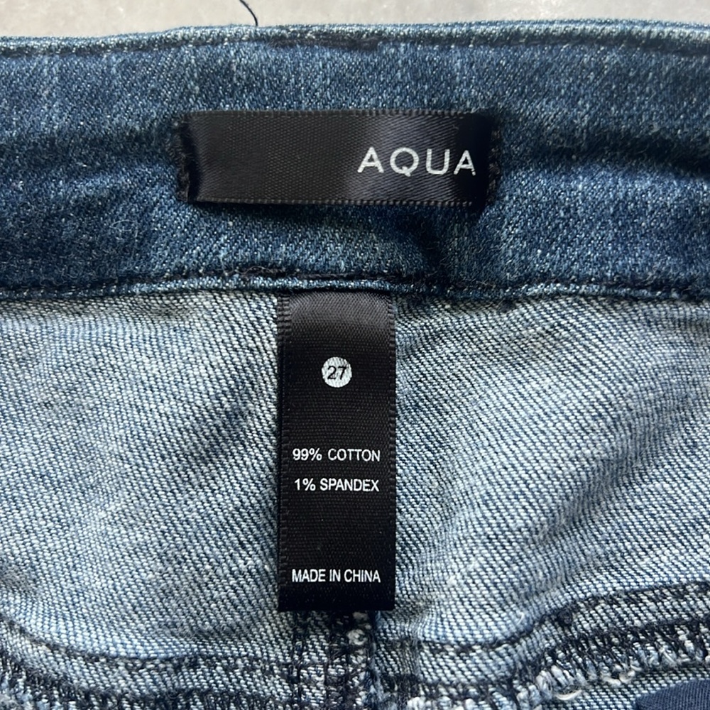 Aqua Jean Shorts - Picture 3 of 3